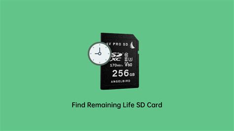 smart on sd card|remaining life sd card.